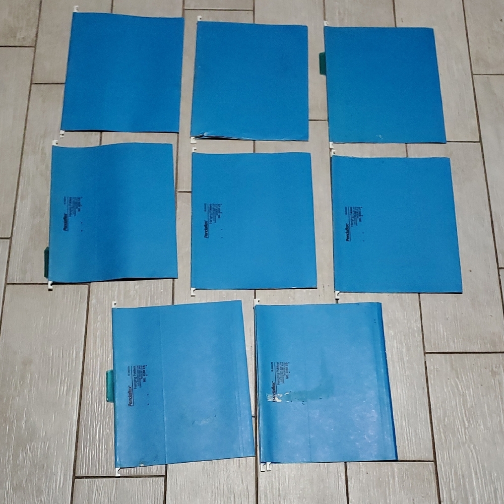 Pendaflex Hanging Folders - Set of 8, Blue, Letter-Size